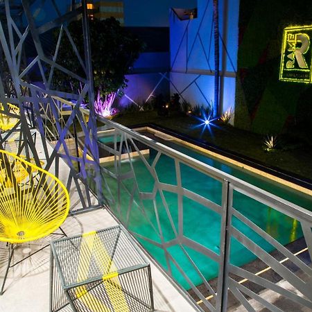 Rame Hotel Boutique Guadalajara Kültér fotó Rooftop bar