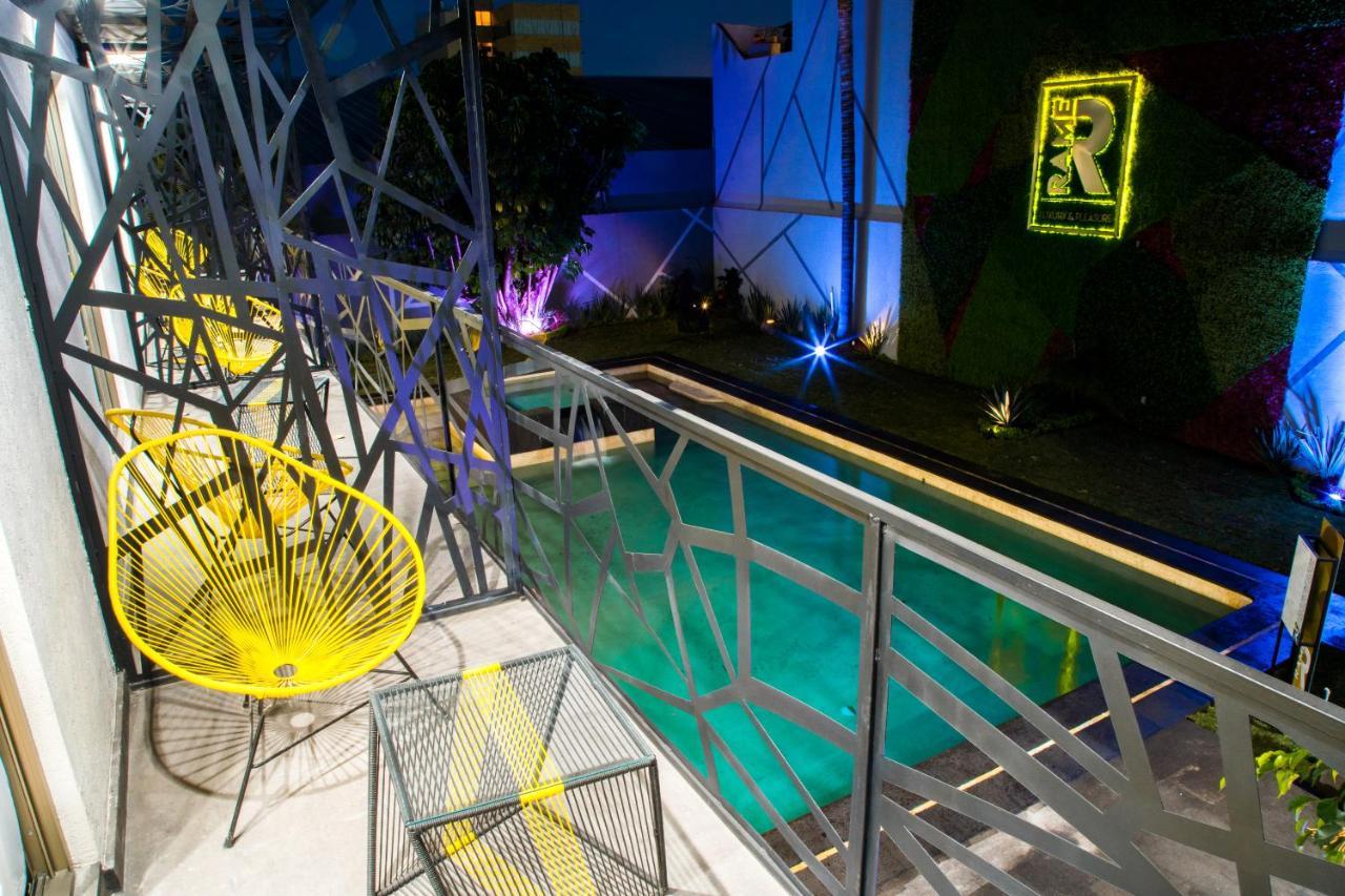 Rame Hotel Boutique Guadalajara Kültér fotó Rooftop bar