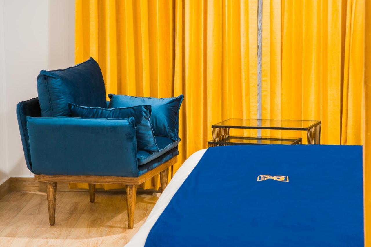 Rame Hotel Boutique Guadalajara Kültér fotó A blue bedsheet
